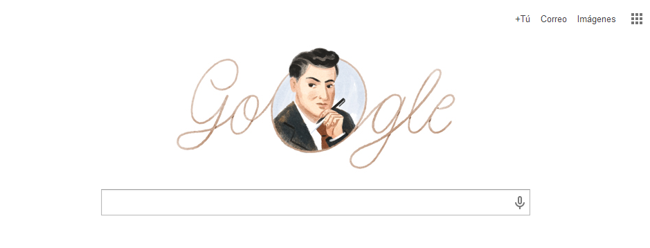 Google retrata a Salvador Novo en su ‘doodle’ a 110 años de su natalicio