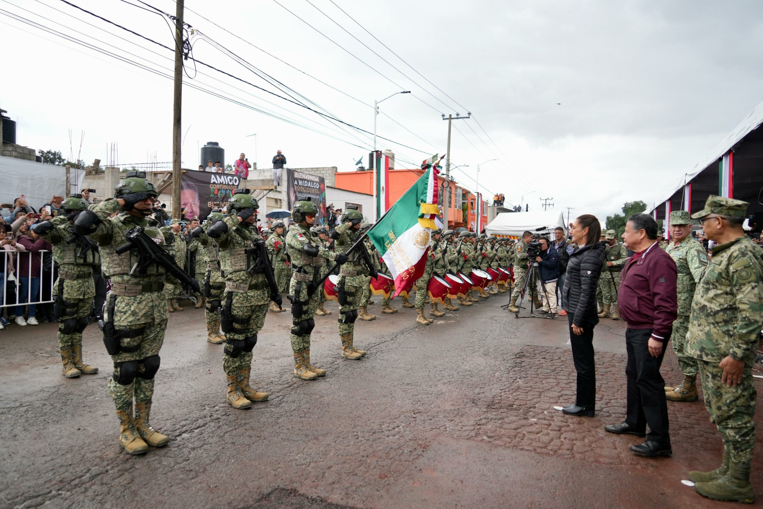 Claudia Sheinbaum da banderazo de salida a obra del Tren México-Pachuca