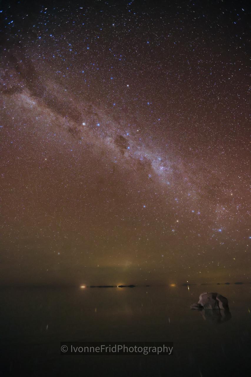 Fotos de la vía láctea desde el Salar de Uyuni