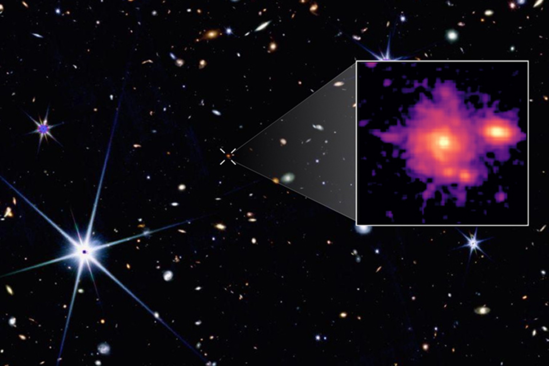 Descubren galaxia muy similar a la Vía Láctea formada poco después del Big Bang