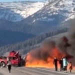 #Video Al menos 7 muertos por choque cerca de Yellowstone
