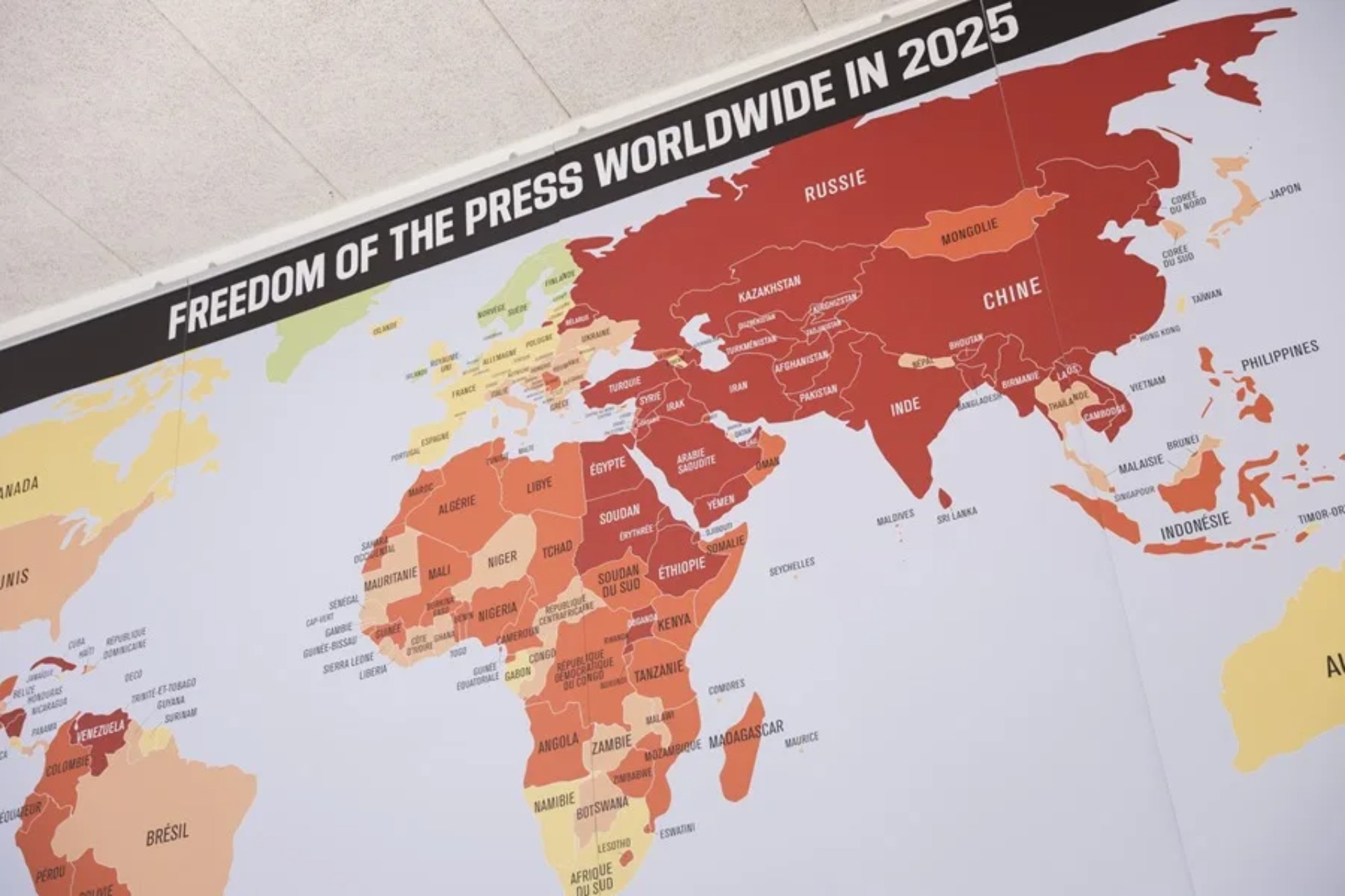 Reporteros Sin Fronteras asegura que libertad de prensa mundial está en su peor momento Reporteros Sin Fronteras asegura que libertad de prensa mundial está en su peor momento
